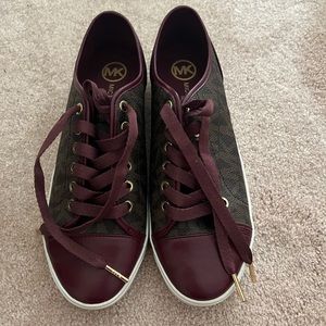 Michael Kors, maroon sneakers. Worn once